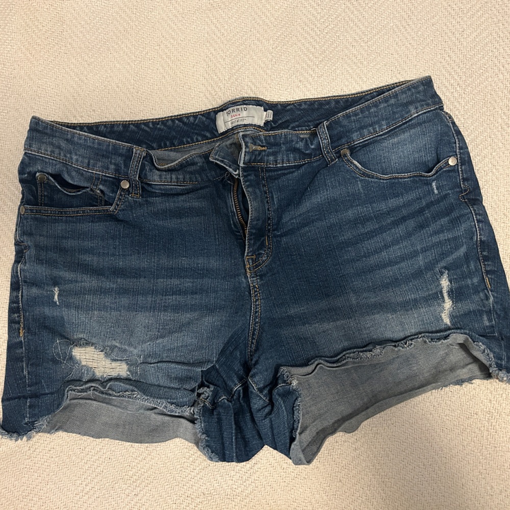 Torrid Denim 5 inch Shorts